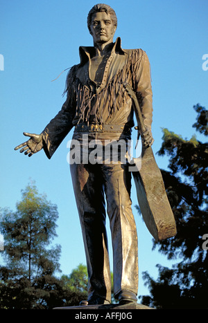 Elk217 1806 Memphis Tennessee Statue von Elvis Presley Stockfoto