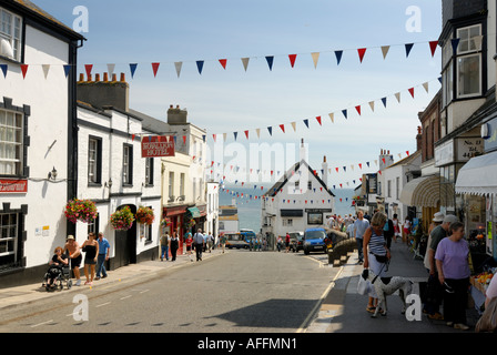 High Street Lyme Regis Dorset England im Juli Stockfoto