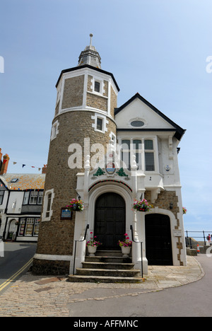 Die Guildhall Lyme Regis Dorset-England die Guildhall hat hier seit Elizebethan Zeiten stand Stockfoto
