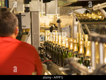 Reims zusammen mit Epernay ist der de-facto-Hauptstadt der Champagne. Da Dom Perignon nur Wein aus Bereiche bezeichnet eine Stockfoto