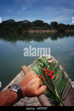 Kanu fahren - Rurrenabaque, Beni Bolivien Stockfoto