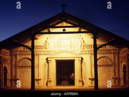 Jesuit Mission der Kirche - San Javier Bolivien Stockfoto