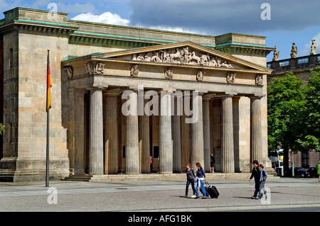 Die Neue Wache (neue Watchhouse) ist ein Gebäude im Zentrum von Berlin, die Hauptstadt Deutschlands. Stockfoto