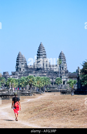 Kambodscha, Siem Reap Angkor archäologischer Park, Provinz, Angkor Wat. Stockfoto