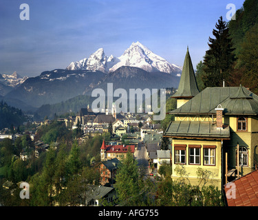 DE - Bayern: Berchtesgaden unter Watzmann Berg Stockfoto