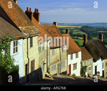 GB - DORSET: Gold Hill in Shaftesbury Stockfoto