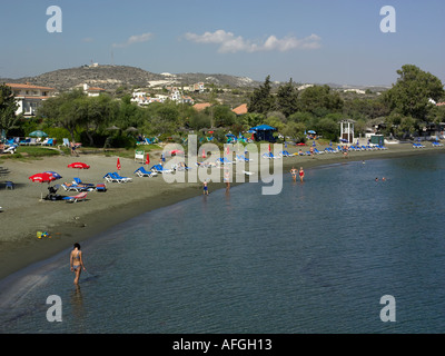 GOVERNORS BEACH LARNACA BEZIRK ZYPERN Stockfoto