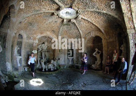 Garzoni Gärten im Dorf Collodi, Toskana Italien Stockfoto