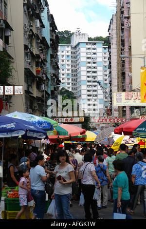 Shau Kei Wan Freiverkehr Hong Kong China Stockfoto