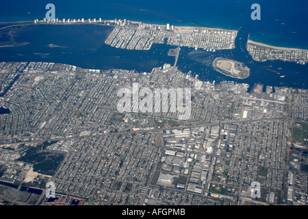 Riviera Beach Florida, Peanut Island, Palm Beach Shores, von der aus gesehen, Verkehrsflugzeug Flugzeug Flugzeug Flugzeug Flugzeug Flugzeug, Flugzeug, FL060430028 Stockfoto