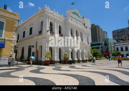 Santa Casa da Misericordia Heilige Haus der Barmherzigkeit in Largo Senado Hauptplatz in Macau China Stockfoto