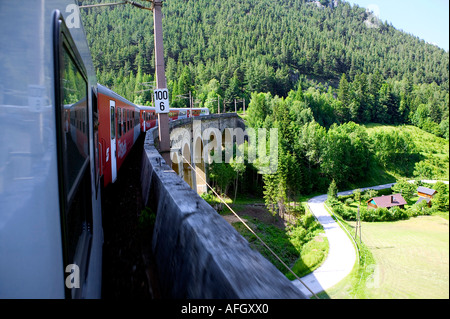 Semmeringbahn Stockfoto