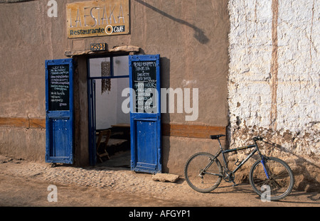 Straßenbild in San Pedro de Atacama, Chile Stockfoto