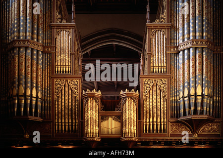 Orgel in Rochester Kathedrale, Kent Stockfoto