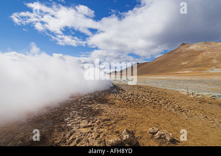 Namaskard Thermalgebiet Hverarond in der Nähe von See Myvatn Reykjahlid North Island EU Europa Stockfoto