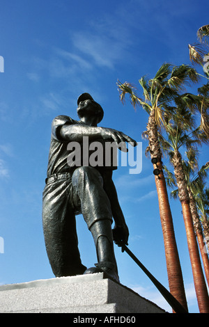 Kalifornien, San Francisco, SBC Park, Statue von Willie Mays Stockfoto