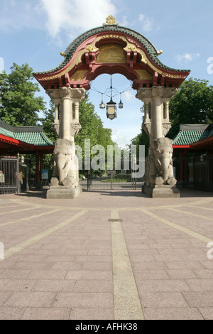 Zoologischer Garten, Berlin Zoo Eingang, Berlin, Deutschland Stockfoto