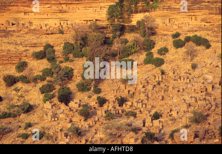 Dogon Dorf - Banani, zahlt Dogon, MALI Stockfoto