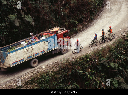 Death Road - Coroico, Yungas, Bolivien Stockfoto