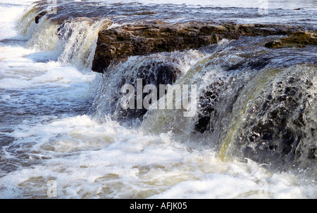 Wasserfall Ventas Rumba in Kuldiga Stadt Lettland Stockfoto