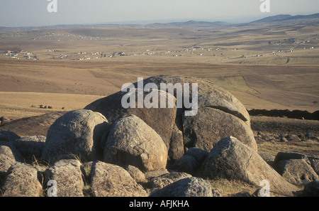 Qunu, Nelson Mandelas Geburtsort Stockfoto