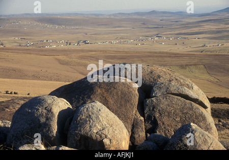 Qunu, Nelson Mandelas Geburtsort Stockfoto