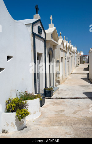 Marine-Friedhof in Bonifacio Korsika Frankreich Stockfoto