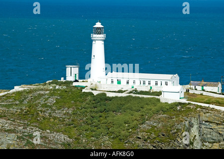 South Stack Leuchtturm, Holyhead, Anglesey, Nord-West-Wales Stockfoto