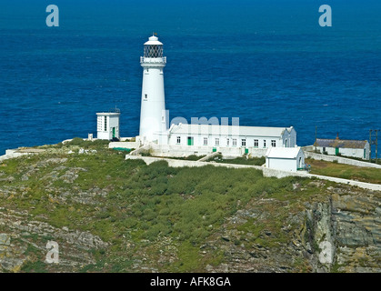 South Stack Leuchtturm, Holyhead, Anglesey, Nord-West-Wales Stockfoto