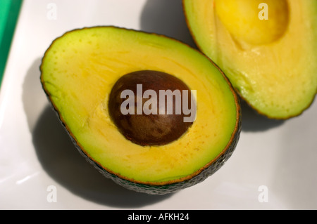 Avocado-Frucht-Nahaufnahme Stockfoto