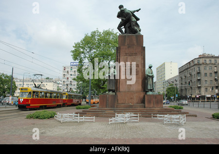 Erster Beitrag Krieg Warschau Praga Nord Denkmal der Bruderschaft 4 schlafen Soldaten, Warschau, Warszawa, Polen, Europa, EU Stockfoto