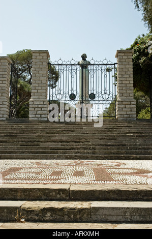 Haupteingang der Alameda Gibraltar Botanic Gardens, Gibraltar Stockfoto