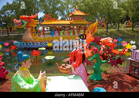 Das chinesische Laternenfest am Ontario Place in Toronto Ontario Kanada Stockfoto