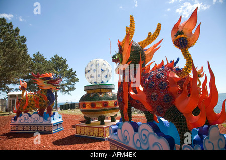 Das chinesische Laternenfest am Ontario Place in Toronto Ontario Kanada-Canada Stockfoto