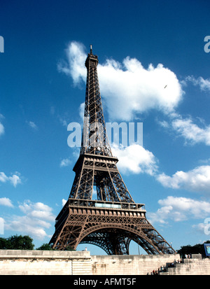 23881 Eiffel Tower Paris Frankreich Europa-Symbol-Symbol Stockfoto