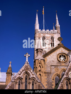 Southwark Kathedrale, die Kathedrale und kollegialen Kirche St Saviour und St Mary Overie, Southwark, London Stockfoto