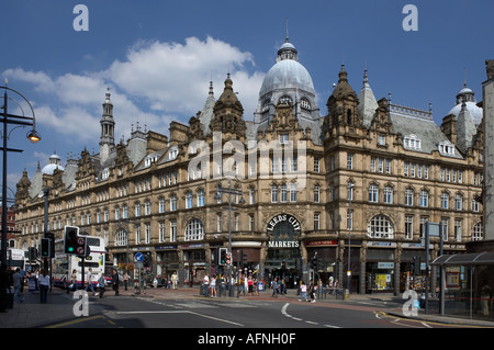 STADT MÄRKTE VIKAR LANE LEEDS YORKSHIRE ENGLAND Stockfoto