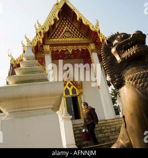 Wat Buddhapadipa thailändischer buddhistischer Tempel in London Wimbledon Stockfoto