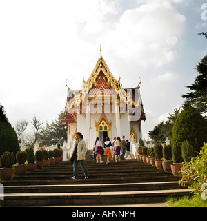Wat Buddhapadipa thailändischer buddhistischer Tempel in London Wimbledon Stockfoto