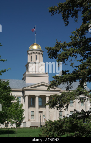 Alte Hauptstadt und Iowa Landesuniversität Stockfoto