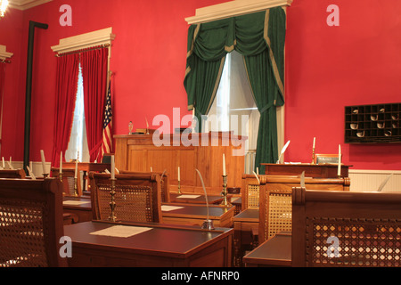 Alte Hauptstadt und Iowa Landesuniversität Haus Kammer Stockfoto