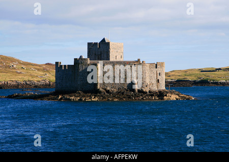 Isle of Barra Kisimul Castle Insel Barra Castlebay Clan MacNeil westlichen Inseln Schottlands uk gb Stockfoto