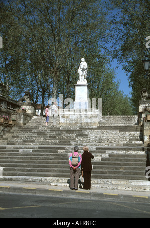 Statue von d' Etigny in Auch Stockfoto