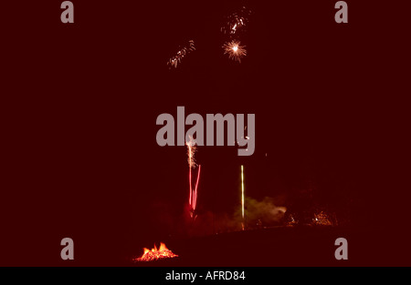5. November Guy Fawkes Nacht Stockfoto