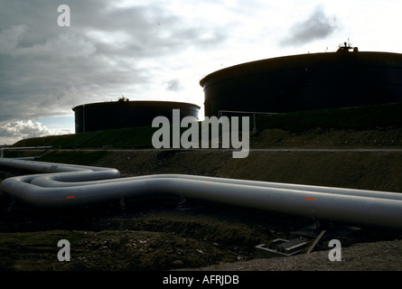 Sullom Voe 1970 s Shetland Inseln Schottland Bau von Öl Industrie Website für BP British Petroleum Nordsee zu nehmen. 1979 HOMER SYKES Stockfoto
