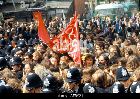 Grunwick Arbeitskampf und Protest. Asiatische Frauen Film Factory strike North London 1970 s 1977 HOMER SYKES Stockfoto