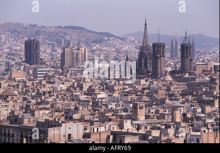 Barcelona Spanien 1991 1990s Spanien HOMER SYKES Stockfoto