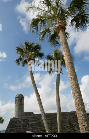 Castillo de San Marcos Nationaldenkmal St. Augustine Florida Stockfoto