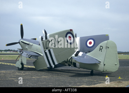 Vintage Fairey Firefly Flugzeug.  GAV-2016-59 Stockfoto