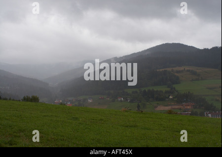 Beskiden, polnischen Bergen Stockfoto